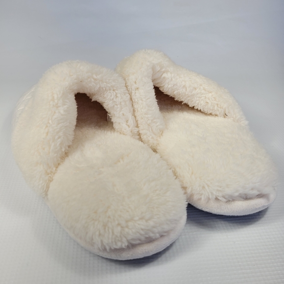 Dearfoams Women's Quilted Vamp Cream Terry Lining Slippers Size XL (11-12) - Picture 5 of 9